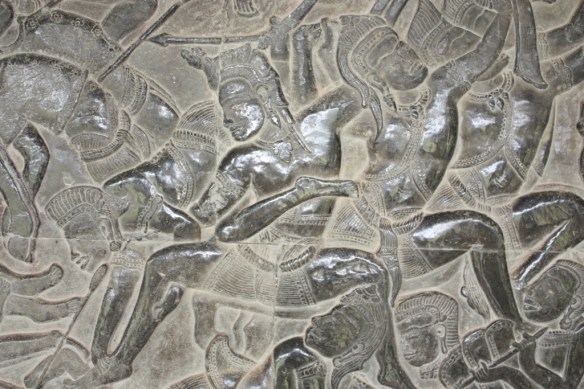 This is part of a massive bas relief  battle scene