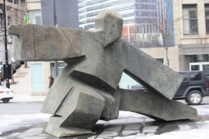 Tai Chi Sculpture; Taken in Montreal
