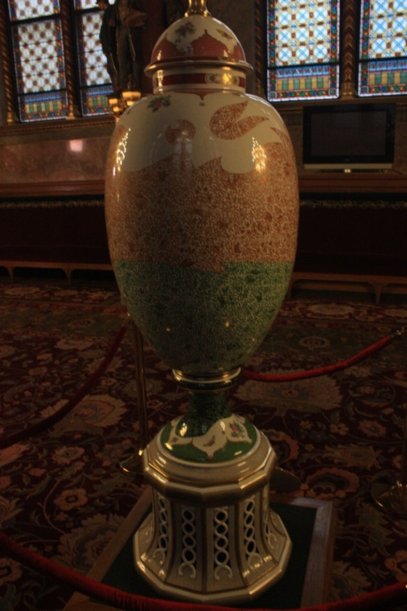 Taken inside the Hungarian Parliament Building