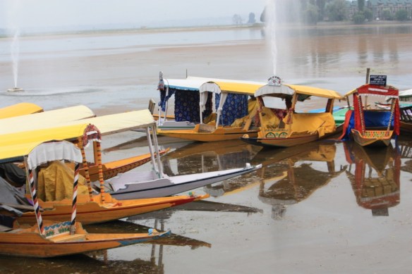 Shikara on Dal Lake