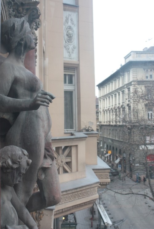 From inside the Hungarian House of Photography