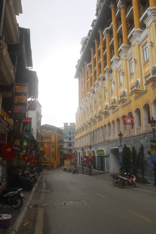 On the right is Sun Plaza as photographed from the street. 