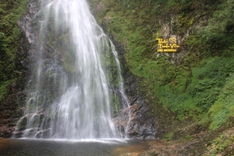 Closeup of Love Waterfall