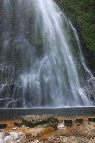 Portrait orientation photo of Love Waterfall.
