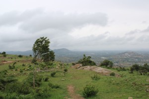 Photograph taken atop Kaurava Kunda  Hill in Karnataka, India. 