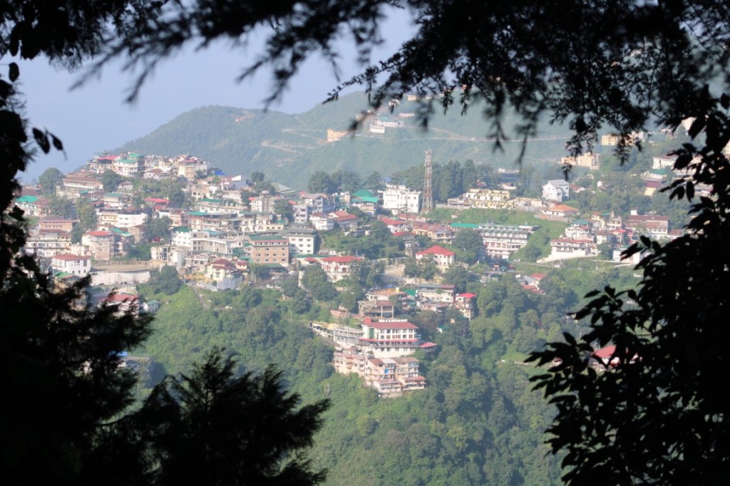 Photograph taken from Lal Tibba to Mussoorie, India. 