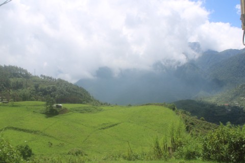 Photograph taken in the countryside near Sapa, Vietnam.