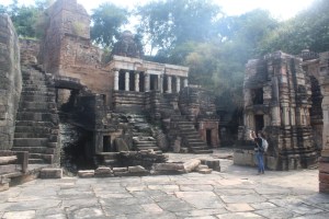 Photograph of Nareshwar Temple, north of Gwalior, Madhya Pradesh, India.