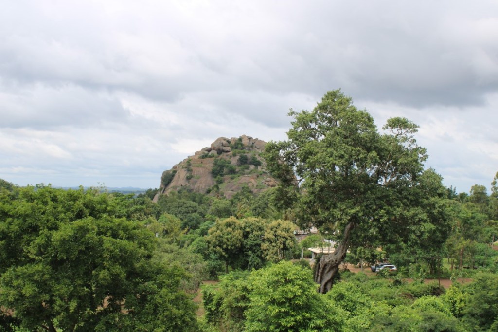Photograph taken at Uttari Betta in Karnataka, India on a cloudy monsoon season day.