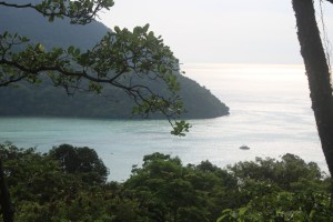 Photograph of the north bay of Koh Phi Phi, Thailand. Taken from Viewpoint 3.
