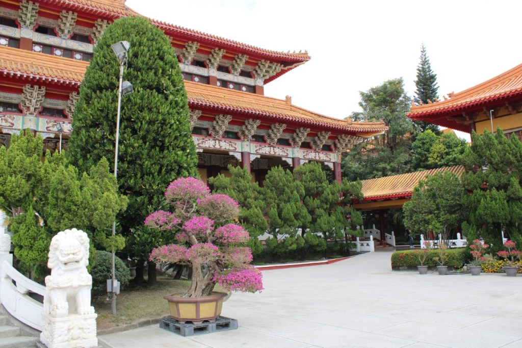 Photograph taken outside the Great Compassion Shrine of Fo Guang Shan outside of Kaohsiung, Taiwan.