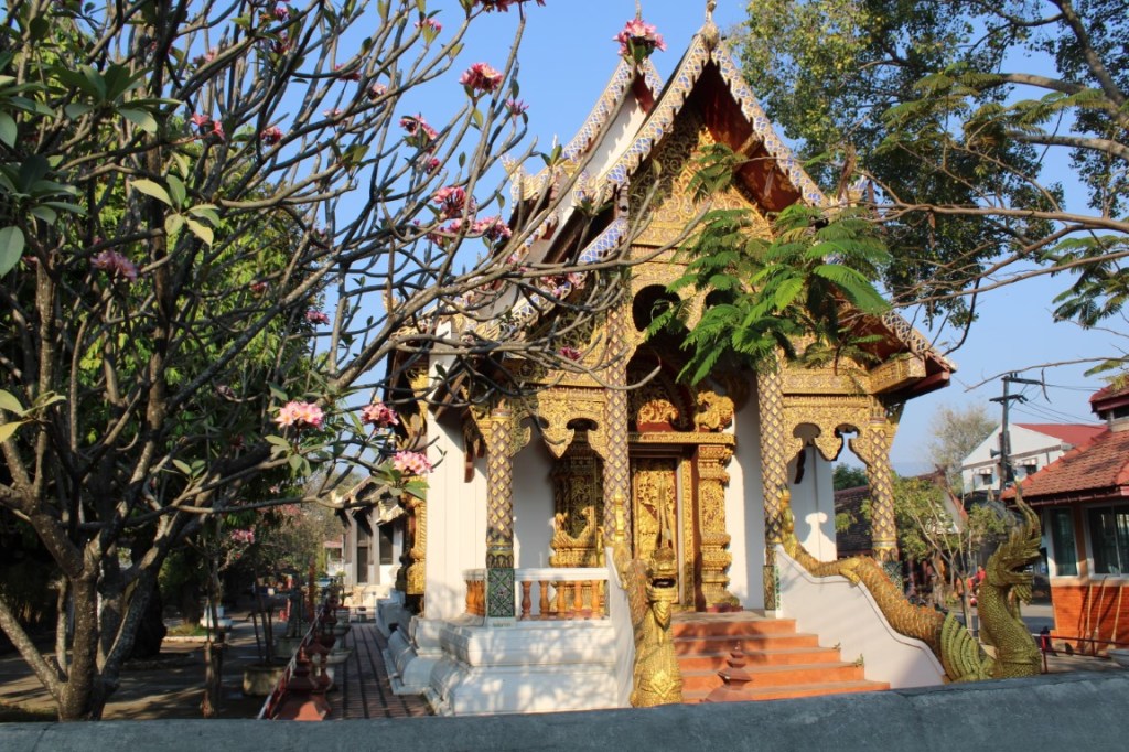 Photograph of a Buddhist Temple in Chiang Mai, Thailand.