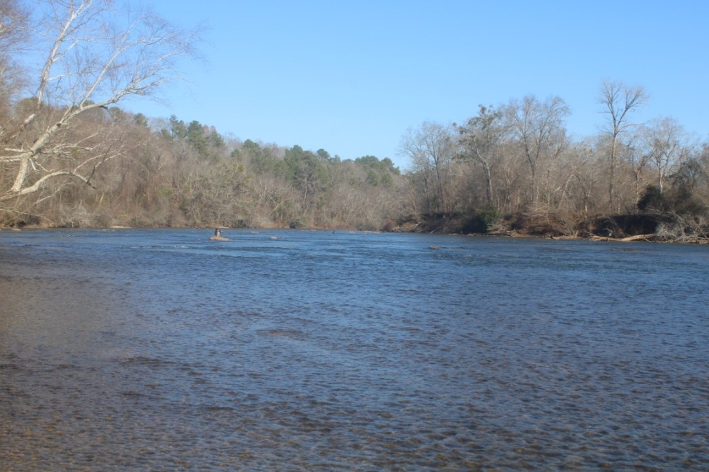 Photograph of the Chattahoochee River taken in Paces Mill Park.