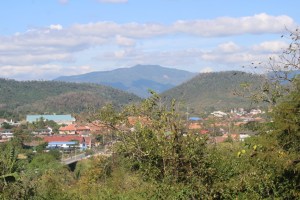 Photograph taken from Wat Pa Phon Phoa at Luang Prabang, Laos. 