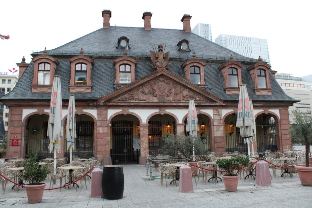 Photograph of a restaurant in Frankfurt am Main's City Centre (Altstadt.)