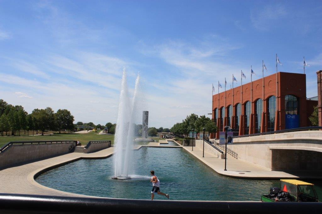 Photograph of the NCAA Hall of Champions in Indianapolis, Indiana.