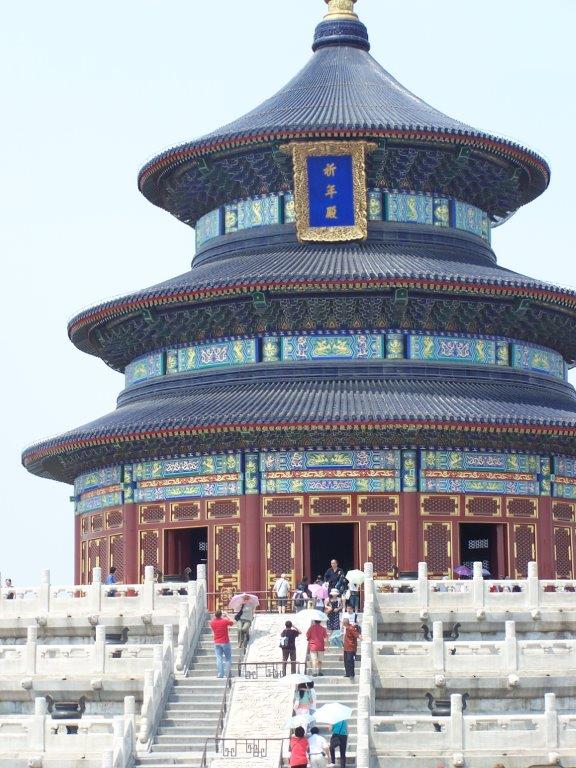 Photograph of the Temple of Heaven in Beijing.