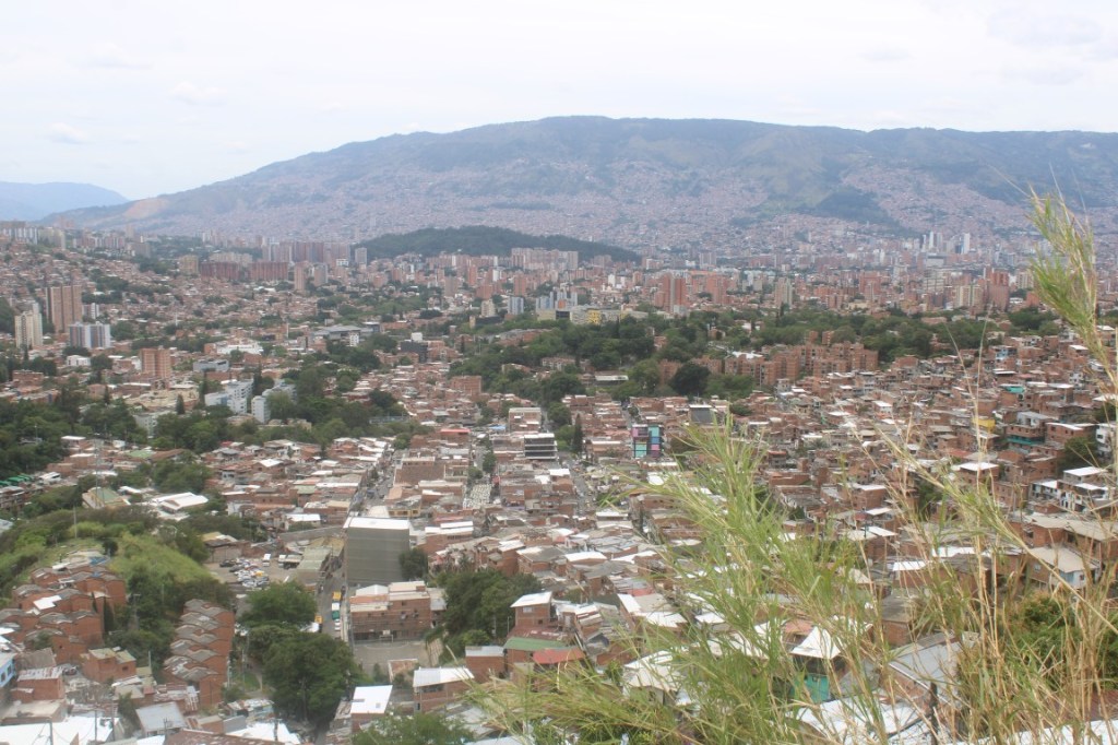 Photograph of Medellin, Colombia taken from Comuna 13.