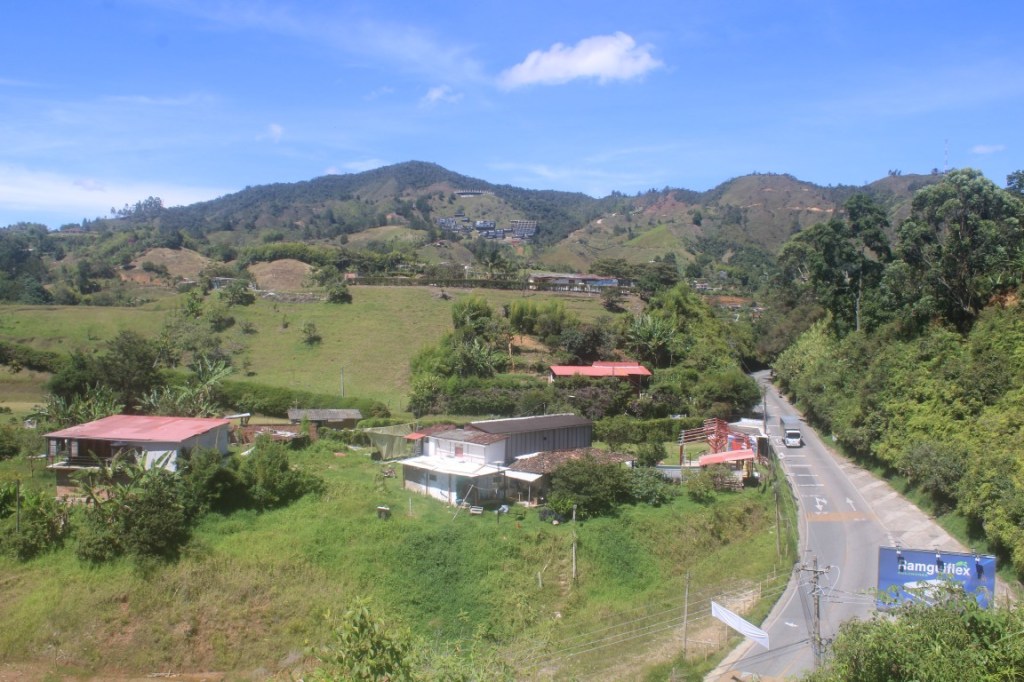Photograph taken from the backside of Réplica del Vieja Peñol in Colombia.